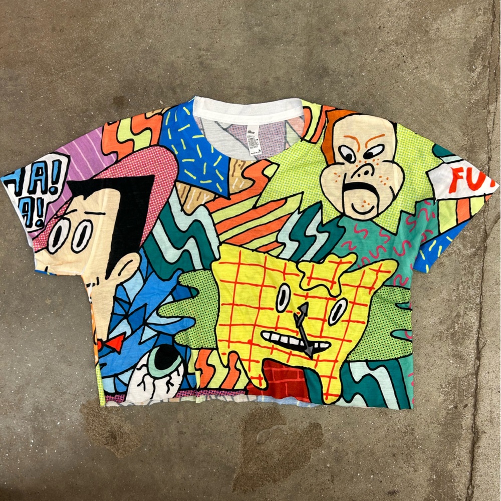 Pee-Wee Herman / Playhouse crop top
